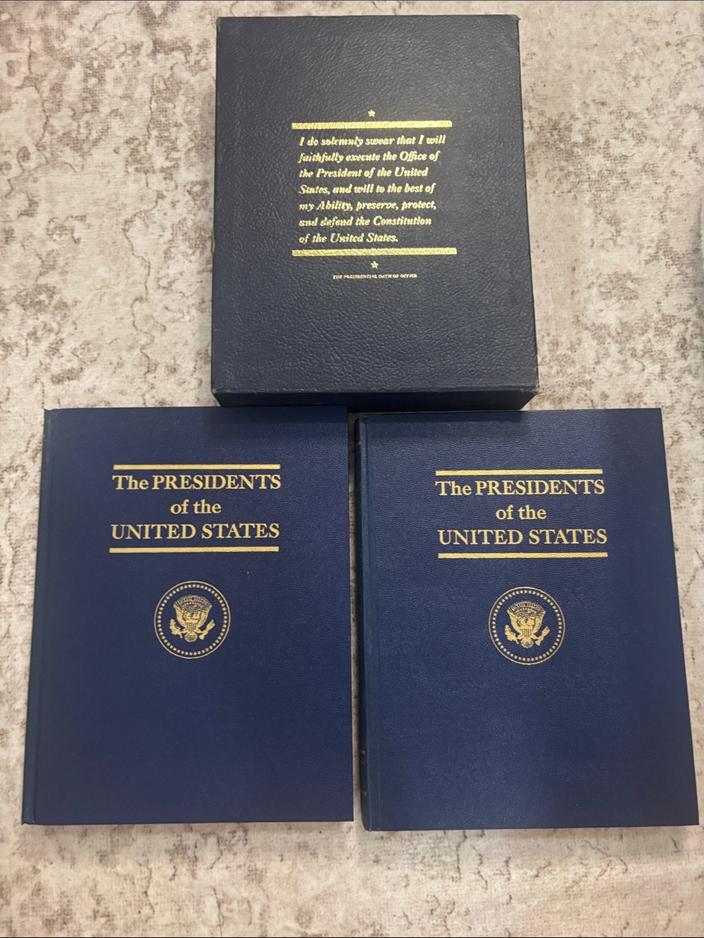 The Presidents of the United States Volumes 1 & 2 - Blue Hardcover Set